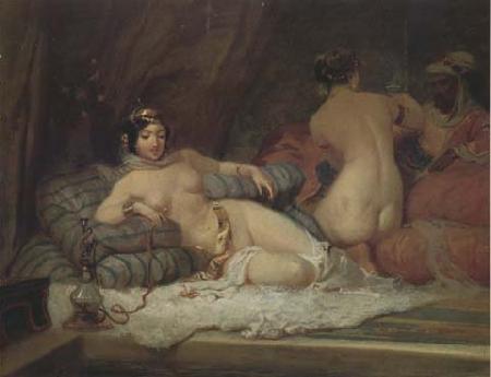 Eugene Guerard Scene de harem (mk32) oil painting picture